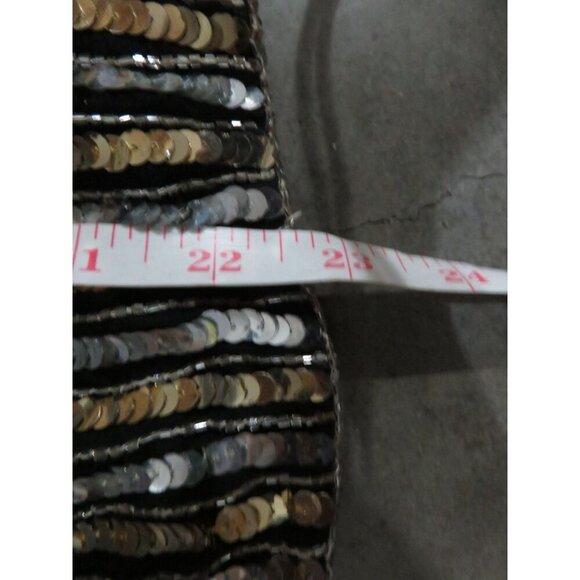 Raiment Fashions New York Bead Embellished Long Sleeve Evening Blouse size Small - Picture 6 of 7